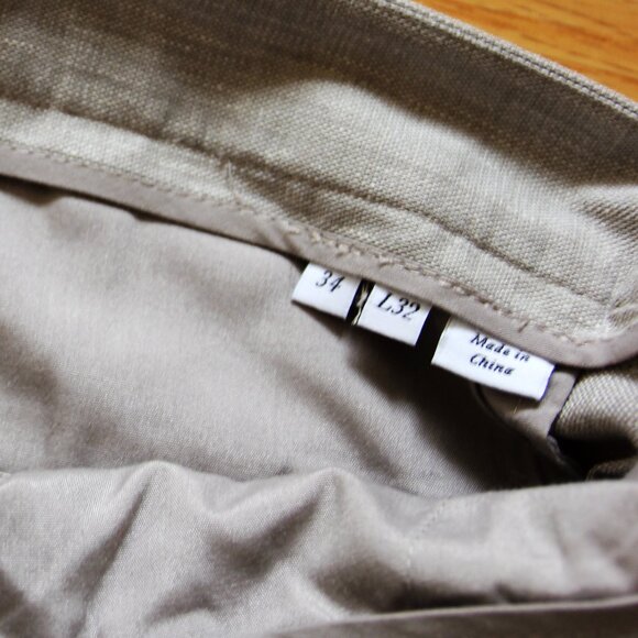 BNWT SS25 LES DEUX REECE PLEATED SLUB SUIT PANTS 34 - Picture 8 of 13